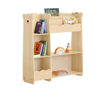 Kinderboekenkast met 3 Planken en 5 Open Vakken, Verzenden, Nieuw