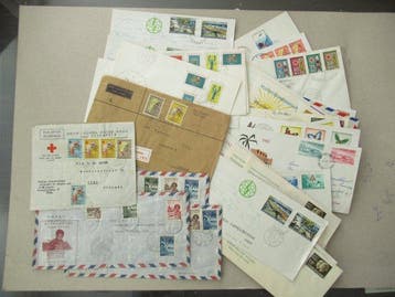 Nederlands-Nieuw-Guinea 1955/1962 - Collectie FDC Nederlands, Gestempeld
