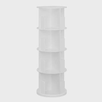 Draaibare Boekenkast Toren - 4 Laags Rotatie Plankenrek, Verzenden, Nieuw