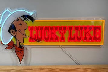 Enseigne néon publicitaire Lucky Luke - Lichtbord -