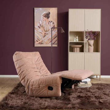 Relaxfauteuil Zen | Pink | Starfurn, Ophalen of Verzenden, Nieuw