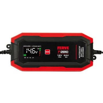 Ferve F-2810 Intelligent Battery Charger | 12V/24V 5-10A, Ophalen of Verzenden, Nieuw