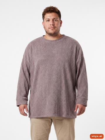 Unbranded Sweater Heren maat XXL Mauve Vintage, Ophalen of Verzenden, Nieuw