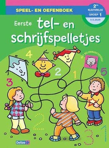 1e tel- en schrijfspelletjes / Beloningsstickers, Verzenden, Zo goed als nieuw