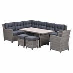 Garden Impressions Jaru lounge dining set 6-delig links -, Tuin en Terras, Tuinsets en Loungesets, Verzenden, Nieuw