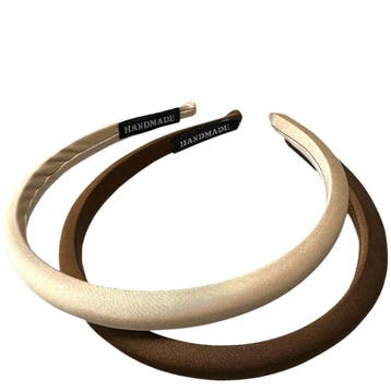 Haarspullen Satin Neutrals Haarband Duo, Sieraden, Tassen en Uiterlijk, Uiterlijk | Haarverzorging, Ophalen of Verzenden, Nieuw