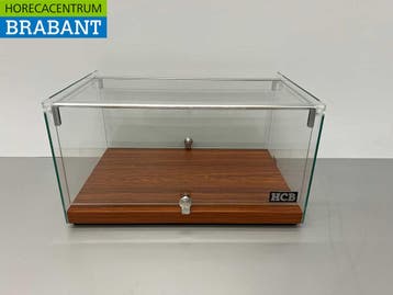 HCB Glazen opzet vitrine 35 liter 55,4 cm Horeca, Ophalen of Verzenden, Nieuw in verpakking