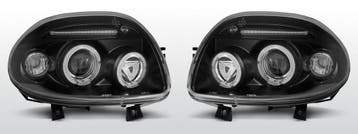 Koplampen Angel Eyes | geschikt voor Renault Clio 2 1998-200, Verzenden, Nieuw, Renault