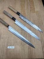 Damaged Japanese Long Yangiba knives set CA319 Sakai