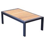 Kota lounge tuintafel aluminium antraciet 113x62xH38 cm, Tuin en Terras, Tuintafels, Ophalen of Verzenden, Nieuw