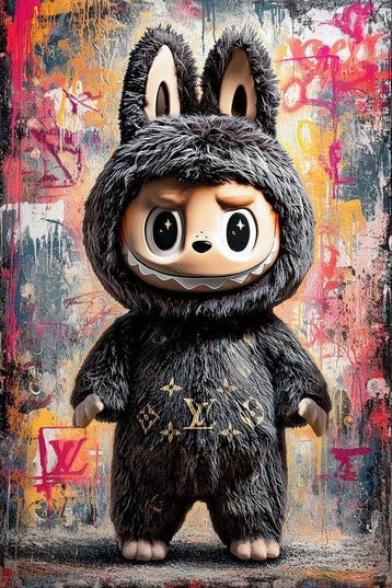 Artxlife - Labubu Acrylic Paint Vuitton [XXL]