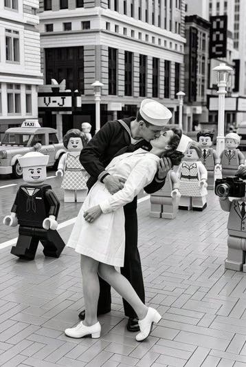 Artxlife - V-J Day in Times Square, Piece, Love and Lego, Nieuw