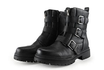DSTRCT Biker boots in maat 41 Zwart, Verzenden, Zwart, Overige typen, DSTRCT