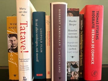 Meerdere auteurs - Lot van 8 (auto)biografische werken over