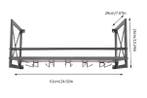 Industrieel Wandwijnrek – Hoog Draagvermogen, Verzenden, Nieuw