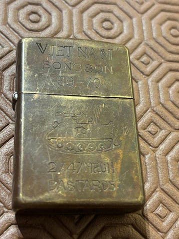 Zippo - Rare Zippo Vietnam BONG SON 69-70 Brass -, Nieuw