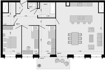 Appartement Maanplein in Den Haag, Huizen en Kamers, Den Haag, Den Haag, Via bemiddelaar, Appartement