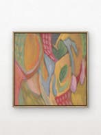 Barbara Skowronek - Obraz abstrakcyjny Siesta 40x40 cm, Antiek en Kunst