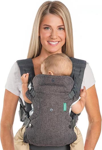 Ergonomische Draagzak Grijs | Tweedekansje | OP=OP, Overige merken, Buik of Rug, Ophalen of Verzenden, Zo goed als nieuw