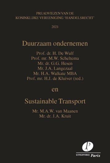 Preadviezen Koninklijke Vereeniging Handelsrecht, Ophalen of Verzenden, Nieuw