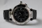 Cartier Pasha Seatimer Horloge + Doos + service factuur, Overige merken, Staal, Staal, Polshorloge