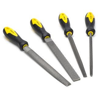 Raspenset | Toolland | 4-delig (Hout, Softgrip), Verzenden, Nieuw