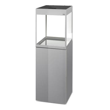 Osaka Glossy ST Grey 50cm Cube met meubel inclusief Day en N, Ophalen of Verzenden, Nieuw, Leeg aquarium