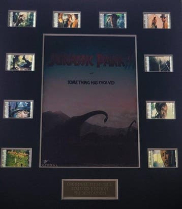Jurassic Park III - Framed Film Cell Display with COA, Nieuw