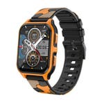 P73 Smartwatch - Siliconen Bandje - 1.9 Militaire  Sport, Verzenden, Nieuw, COLMI