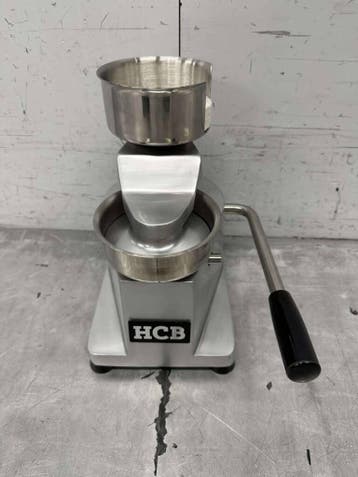 HCB RVS Hamburgerpers 100 mm Slagerij Horeca, Ophalen of Verzenden, Nieuw in verpakking