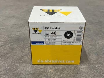 Veiling - 3x Blue Line schuurschijf ø115mm 50-pack SialoX, Nieuw