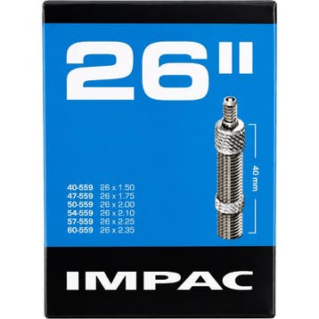 Impac Binnenband 26 inch - Dunlop ventiel - Geschikt voor..., Ophalen of Verzenden, Nieuw, Band