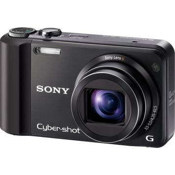 Sony Cyber-shot DSC-H70 Digitale Compact Camera - Zwart (In, Verzenden, Gebruikt