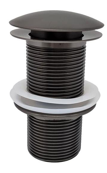 UniMatch clickwaste afvoerplug verlengd 5/4 gunmetal, Ophalen of Verzenden, Nieuw
