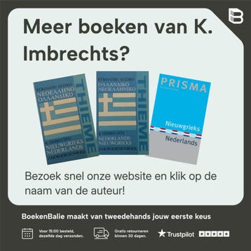 Prisma Nederlands-Nieuwgrieks / Prisma pocket woordenboek, Verzenden, Gelezen, K. Imbrechts