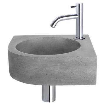 Differnz Cleo fonteinset beton donkergrijs - kraan gebogen, Verzenden, Nieuw