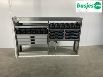 Aluca bedrijfswageninrichting 2040x420x1150mm (3195), Auto diversen, Ophalen of Verzenden