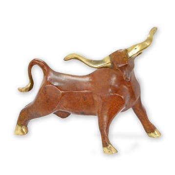 A MODERNIST BRONZE SCULPTURE OF A BULL (Interieur), Verzenden, Nieuw