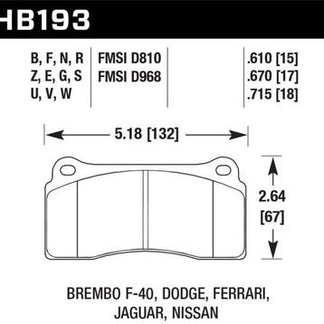 Hawk Rotora FC4 DTC-60 Race Brake Pads, Ophalen of Verzenden, Nieuw