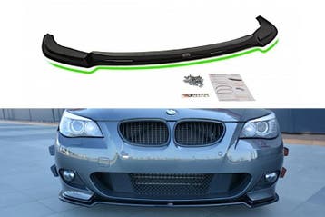 Voorspoiler BMW 5 E60/61 M-PACK Glanzend Zwart, Ophalen of Verzenden, Nieuw
