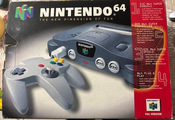 Nintendo - Nintendo 64 - Set Completo Originale + Giochi +, Spelcomputers en Games, Spelcomputers | Overige Accessoires