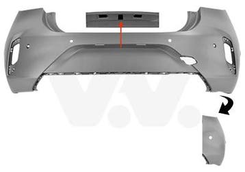 Bumper o.a: Opel, Corsa F (UB, UH - UP), Ophalen of Verzenden, Nieuw, Opel, Bumper