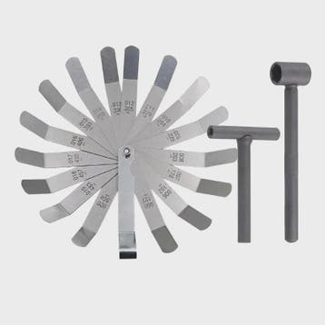 Motorfiets Klepstelgereedschap Set met 16-Blads Voelermaat &, Verzenden