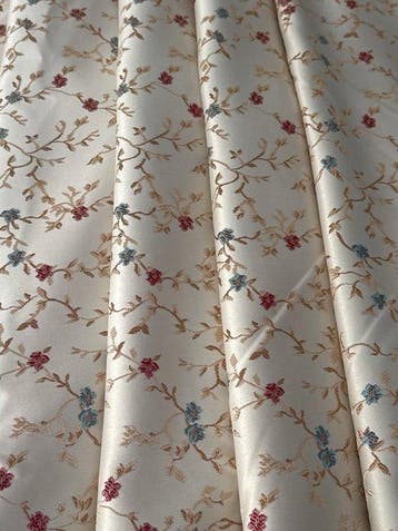 San Leucio top quality - elegante zijden damast met, Antiek en Kunst
