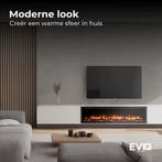 EVIQ Elektrische sfeerhaard Royal Paris 42 inch – 106 cm, Verzenden, Nieuw, Elektrische haard