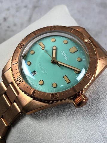 Oris - Divers Sixty-Five Cotton Candy Bronze Automatic - 01, Nieuw
