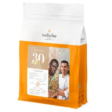 Veliche Chocolade Druppels Wit Obsession (30%) 2,5kg, Verzenden, Nieuw