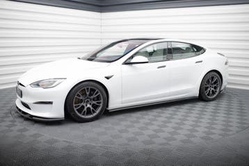 Maxton Side skirts diffusers V.2 Tesla Model S Plaid Mk1, Verzenden, Nieuw