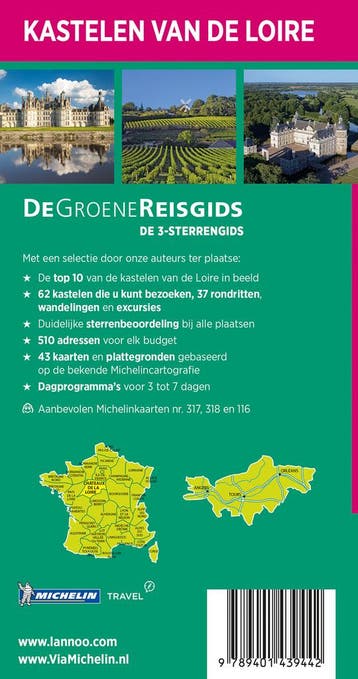 Kastelen van de Loire / De Groene Reisgids 9789401439442, Boeken, Verzenden, Gelezen, Michelin