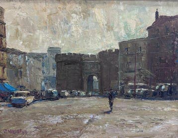 Federico Starnone (1917-1998) - Napoli - Porta Capuana